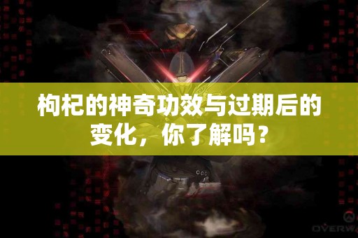 枸杞的神奇功效与过期后的变化，你了解吗？