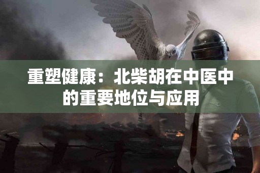 重塑健康：北柴胡在中医中的重要地位与应用