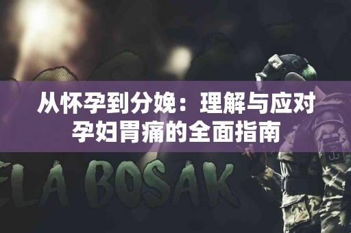 从怀孕到分娩：理解与应对孕妇胃痛的全面指南