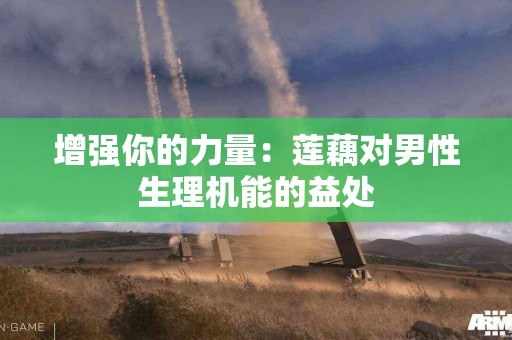 增强你的力量：莲藕对男性生理机能的益处