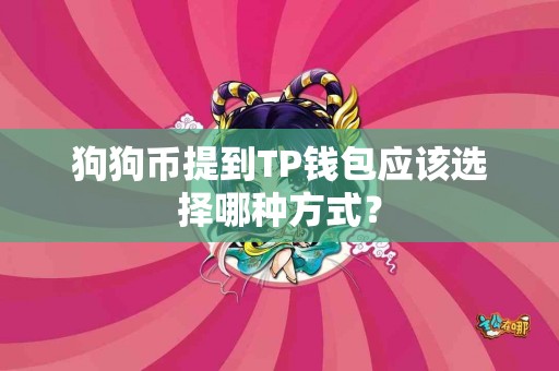 狗狗币提到TP钱包应该选择哪种方式？