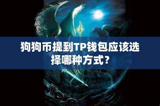 狗狗币提到TP钱包应该选择哪种方式？