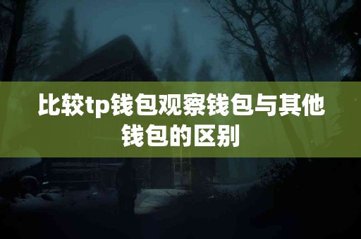 比较tp钱包观察钱包与其他钱包的区别