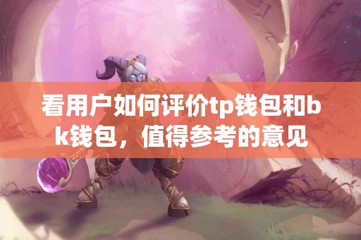 看用户如何评价tp钱包和bk钱包，值得参考的意见