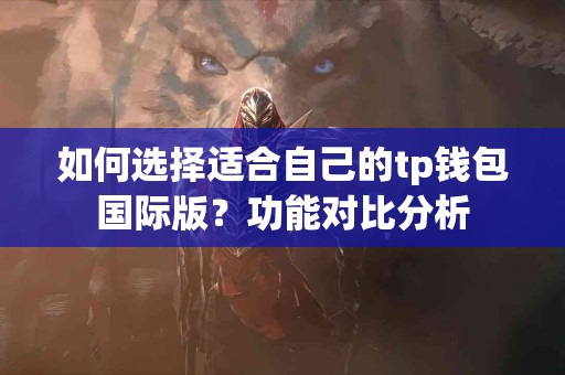 如何选择适合自己的tp钱包国际版？功能对比分析