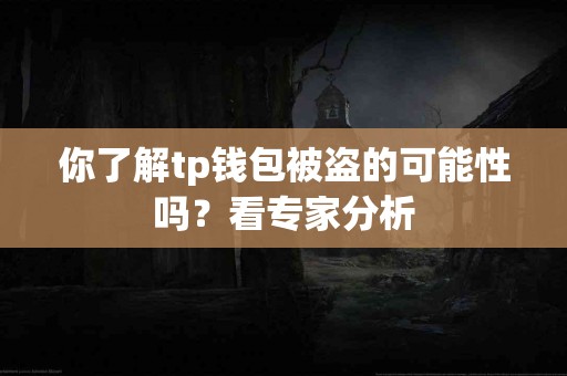 你了解tp钱包被盗的可能性吗？看专家分析
