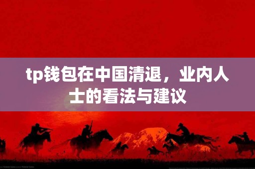 tp钱包在中国清退，业内人士的看法与建议