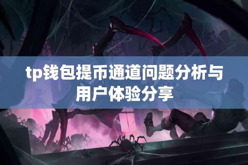 tp钱包提币通道问题分析与用户体验分享