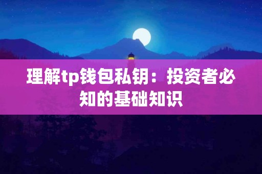 理解tp钱包私钥：投资者必知的基础知识