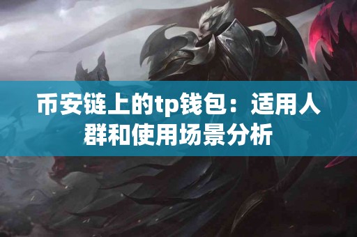 币安链上的tp钱包：适用人群和使用场景分析