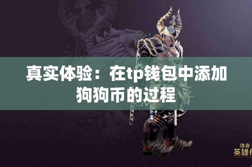 真实体验：在tp钱包中添加狗狗币的过程