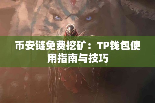 币安链免费挖矿：TP钱包使用指南与技巧