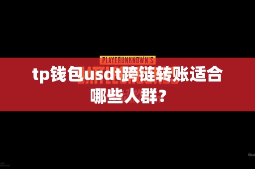 tp钱包usdt跨链转账适合哪些人群？